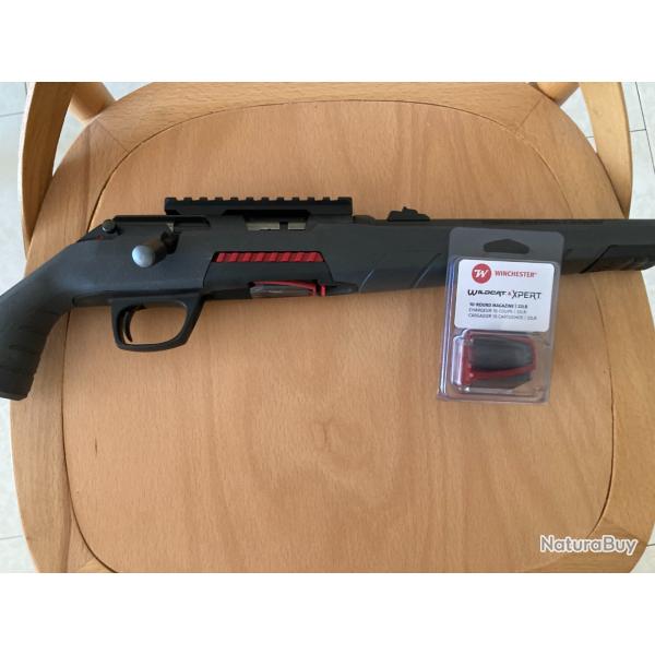 Vends Winchester Xpert 22LR avec 4 chargeurs.