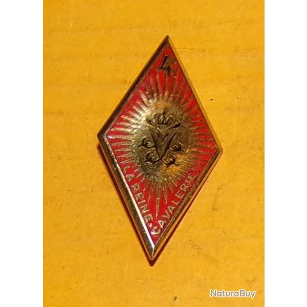 4� R�giment de Cuirassiers, losange, dos guilloch�, FABRICANT DRAGO PARIS  ,  HOMOLOGATION 942 , BON