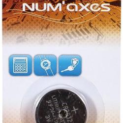 BLISTE DE 1 PILE NUM'AXES MOD. CR2032 3V 210 MAH
