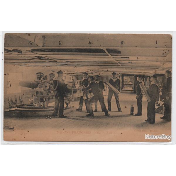 CPA - Marine Militaire  Fran�aise - " Canon " 152 Feu - N�3860