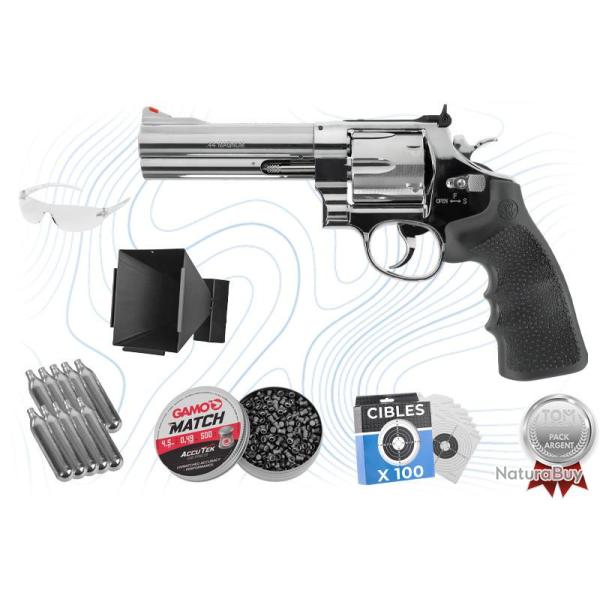 Pack Bronze Revolver 629 5" CO2 Calibre 4.5mm Smith & Wesson