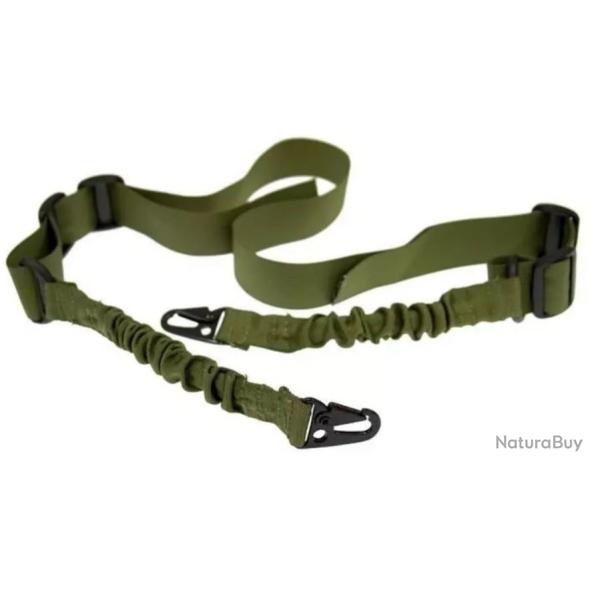 Sangle Bungee Tactique 2 Points Olive GFT