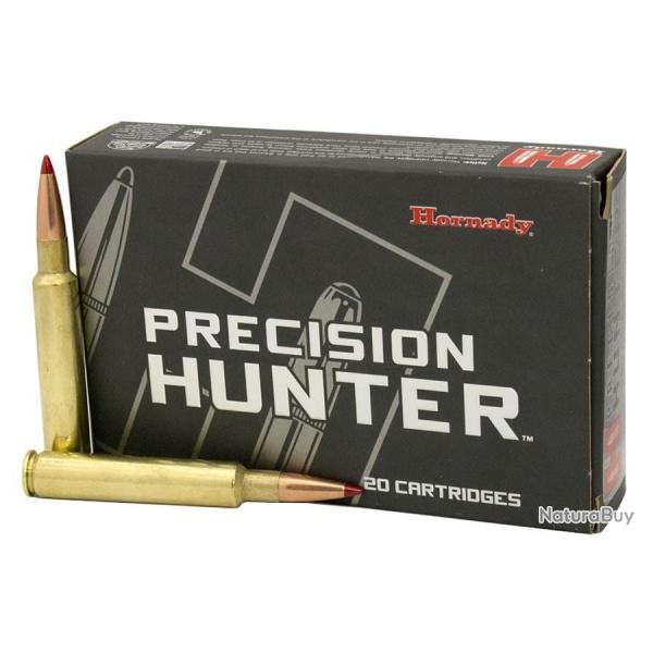 LOT DE 40 BALLES HORNADY PRECISION HUNTER ELDX CAL 7MMREM MAG  162GR