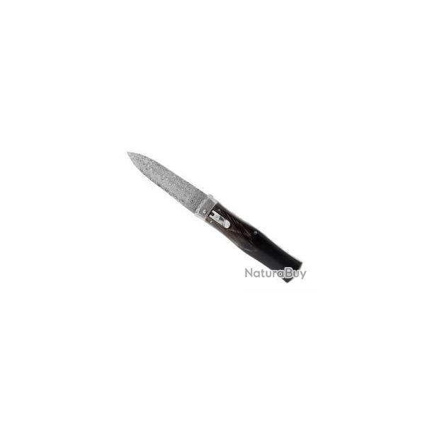 Couteau automatique MIKOV PREDATOR PANTHER lame mitre en damas inox +�tui