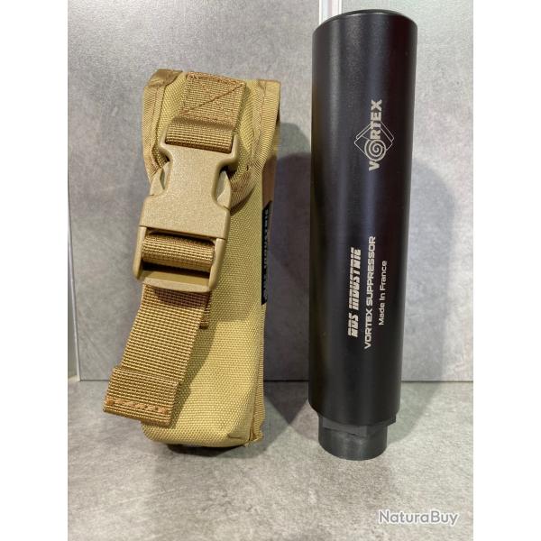 Silencieux RDS Vortex 8 pour carabine ZASTAVA M05C1 Calibre 7,62x39