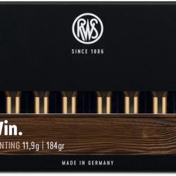 Munitions RWS calibre 308 Win EVO 184gr - 11.9g x20