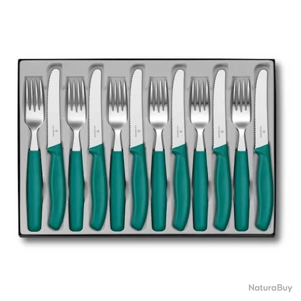 6.7834.12C1 Mnagre Victorinox 12 pices SwissClassic table vert