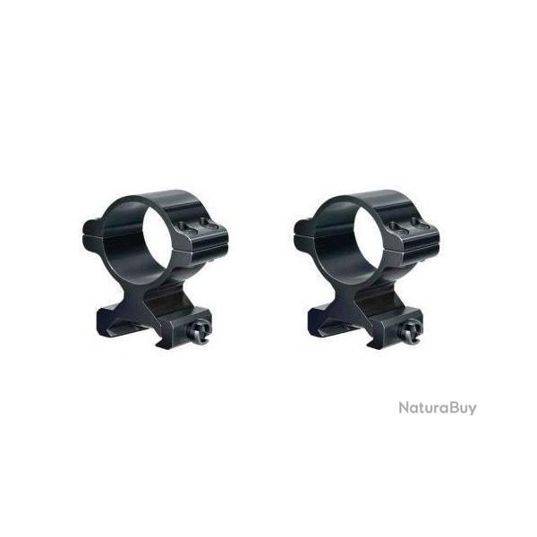 Colliers Tasco pour montage haut diam�tre 30 mm finition mate