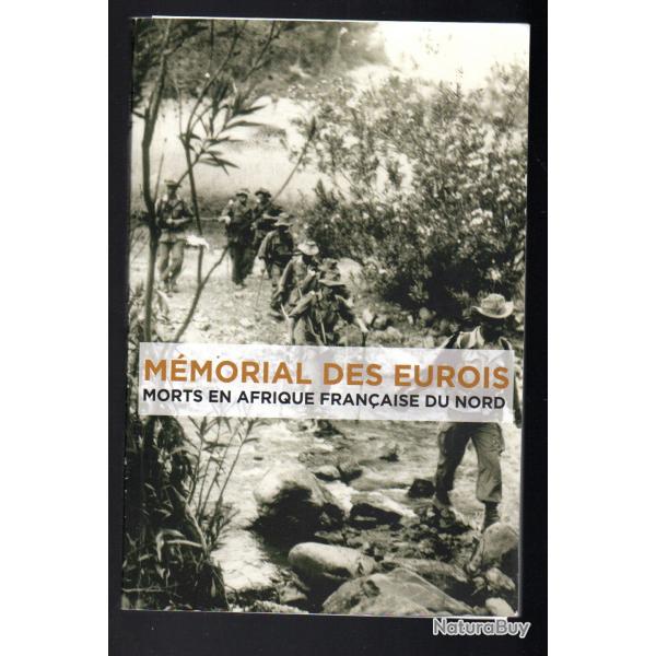M�morial des eurois morts en Afrique fran�aise du nord Edit� par D�partement de l'Eure