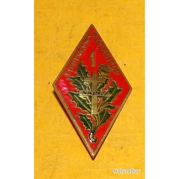 1� Compagnie de Garnison, NANCY, �mail, FABRICANT DRAGO PARIS  ,  HOMOLOGATION SANS , BON ETAT VOIR