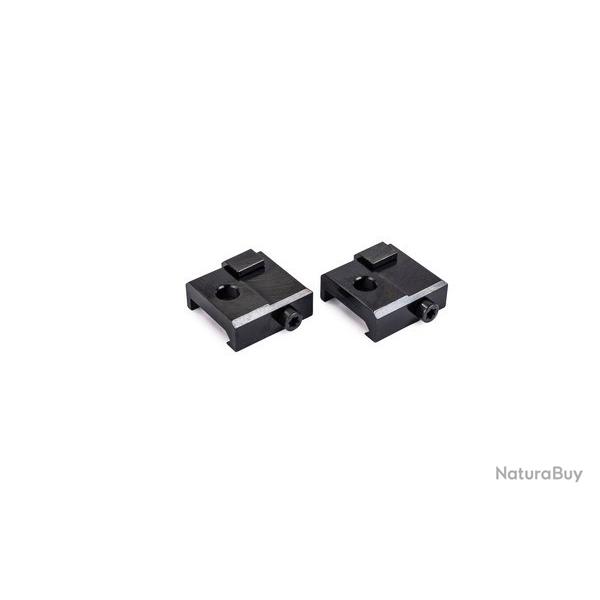 Paire d'embases OPTILOCK bronze rail weaver picattiny pour tikka