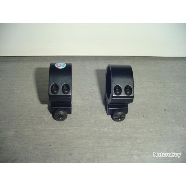 anneaux neuf de 34 mm amovible mod�le sport match pour rail de 21 mm