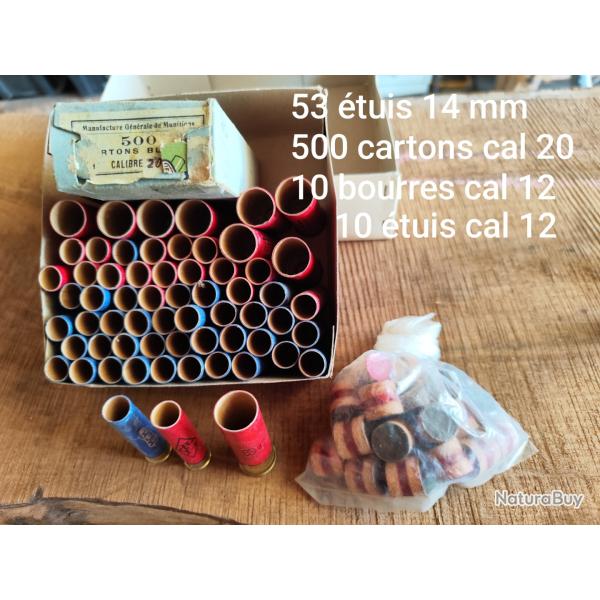 lot rechargement 14 mm et cal 12