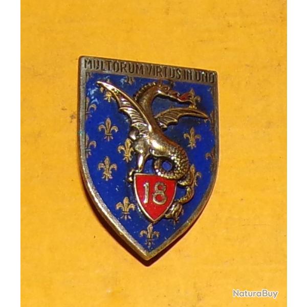 18� R�giment de Dragons, �mail, dos lisse , FABRICANT�ARTHUS BERTRAND  PARIS , HOMOLOGATION 1118, BO