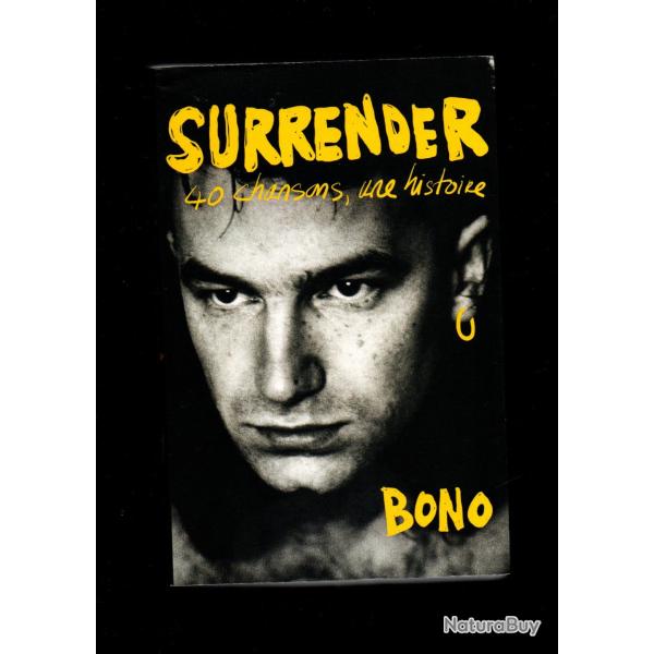 surrender 40 chansons une histoire de bono