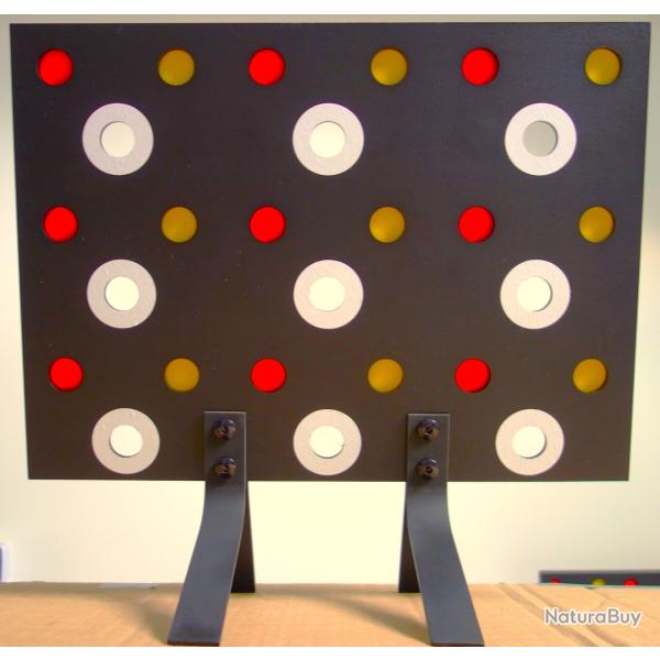 CIBLE DE TIR DUEL ACIER " MORPION " pour armes co ou air comprim  plombs