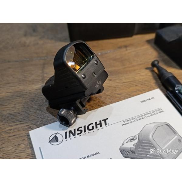 POINT ROUGE MINI RED DOTSIGHT 3.5 MOA INSIGHT TECHNOLOGY