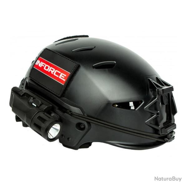 Lampe Tactique pour Casque Inforce HML - Puissance 450 Lumens - Projection Longue Distance - �claira