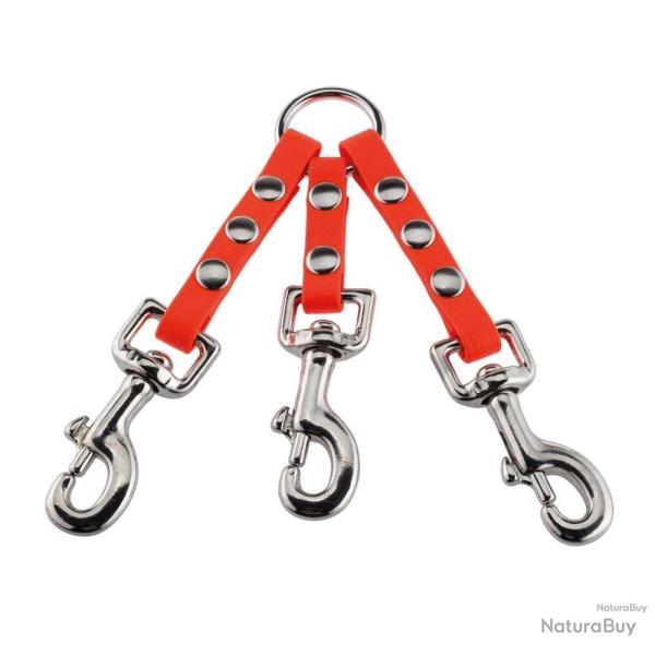 Coupleur pour Chiens Helen Baud - Double Attache Solide - S�curit� et Confort en Chasse Double