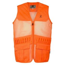 Gilet De Chasse Filet Savane Orange PERCUSSION