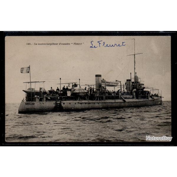 CPA -MARINE MILITAIRE - Le contre - torpilleur d'escadre " Fleuret " - N�3867