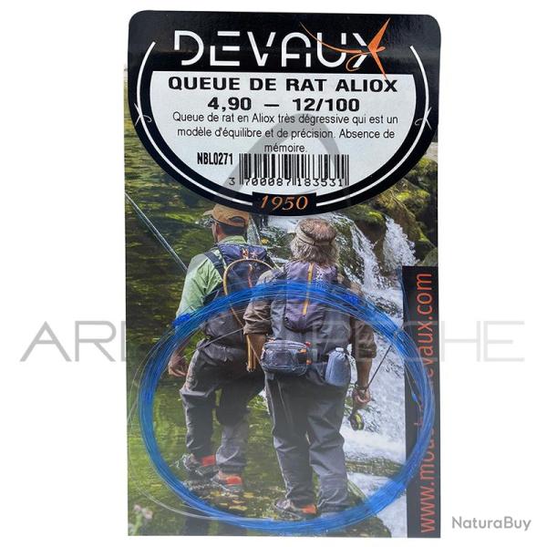 Bas de ligne DEVAUX Queue de rat ALIOX 4,90 m 12/100