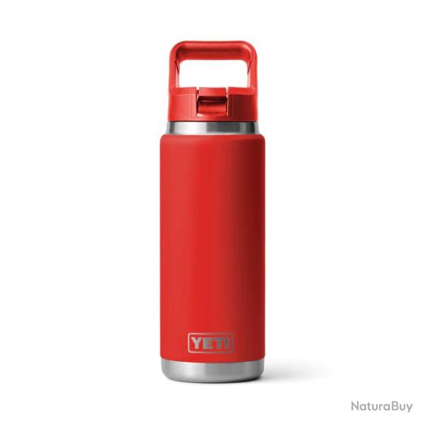 GOURDE AVEC PAILLE 26 OZ - YETI Rouge