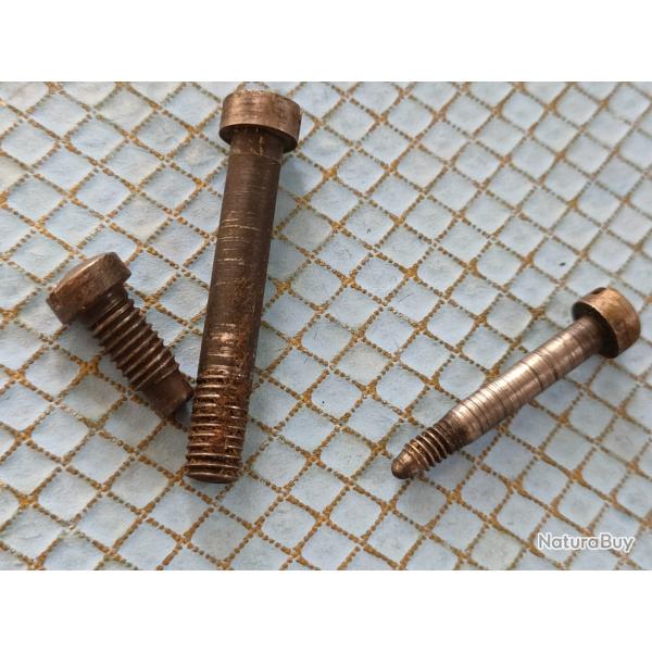 Lot de 3 vis de Berthier originales