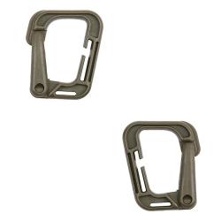Lot de 2 mousquetons grimloc 101 inc Coyote