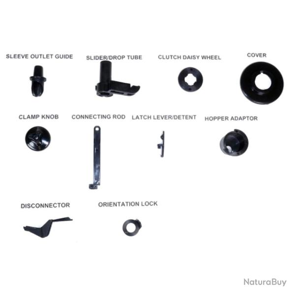 Jeu de pi�ces de rechange pour doseuses de poudre LEE Auto Drum