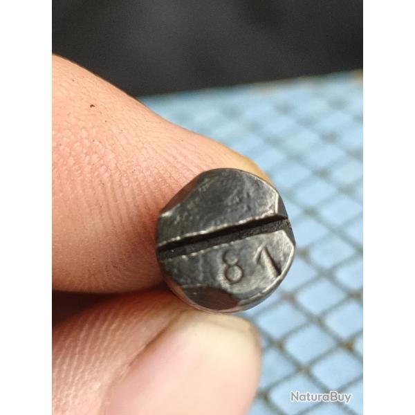 Vis de botier de Mauser 98 WW2 longue originale (D ) 98k k98 numro 81