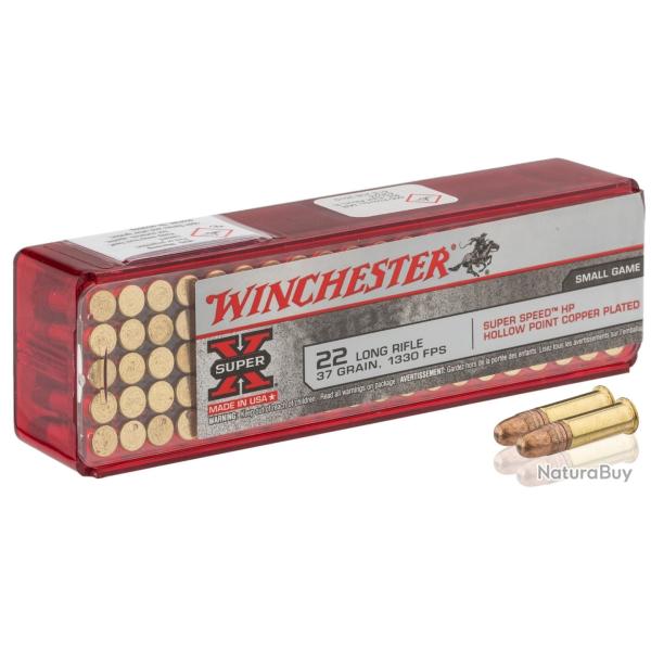 Cartouches  super X Cal.22LR   boite de 100