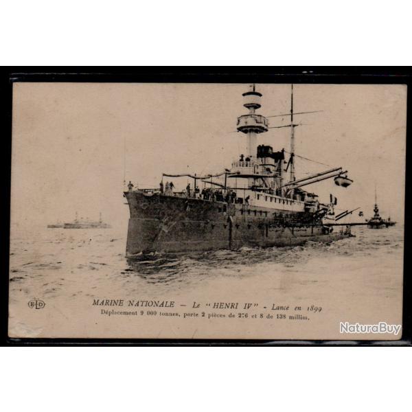CPA- MARINE NATIONALE - Le " HENRI IV  " Lance en 1899  N�3311