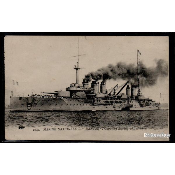 CPA- MARINE NATIONALE - " DANTON " Cuirasse d'Escadre N�3385