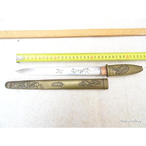 279) lot, joli petit tanto , ,  poignard , couteau