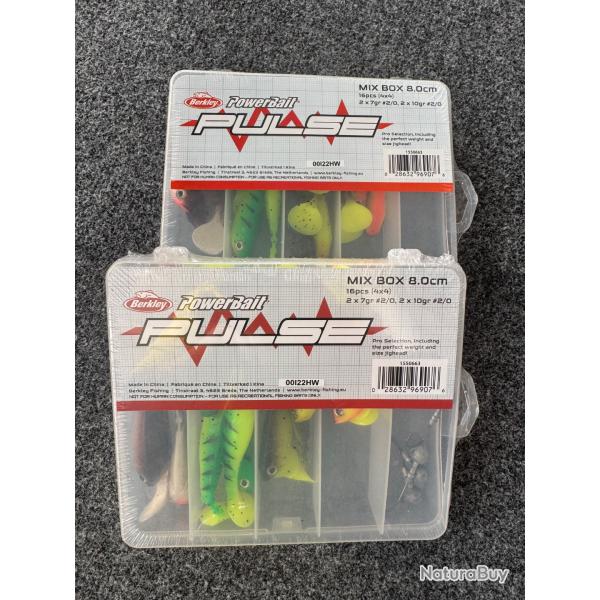 2 box Leurre Berkley pulse Shad box 8cm