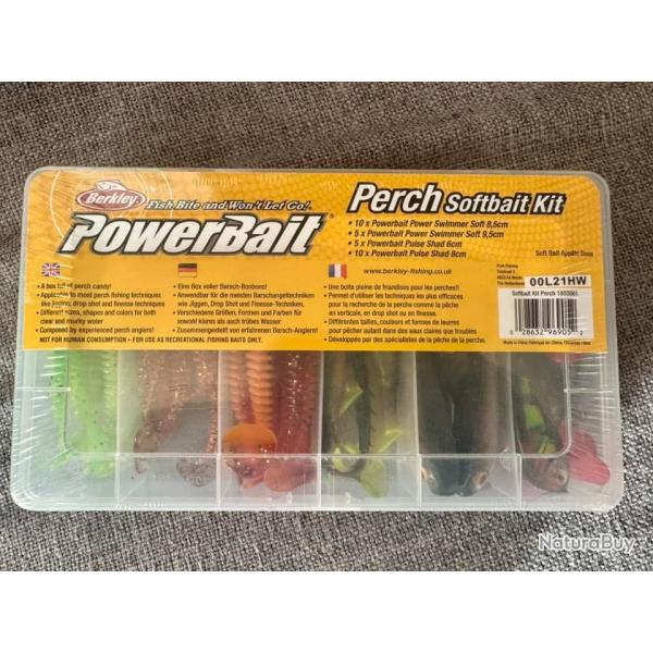 Kit Leurre Souple PowerBait Berkley Perch