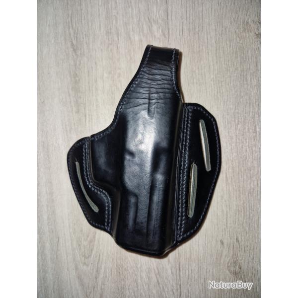 �tui holster flatguard cuir port civil pistolet GK PRO
