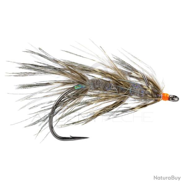 Mouche STS Truite de mer killer light grizzly H4