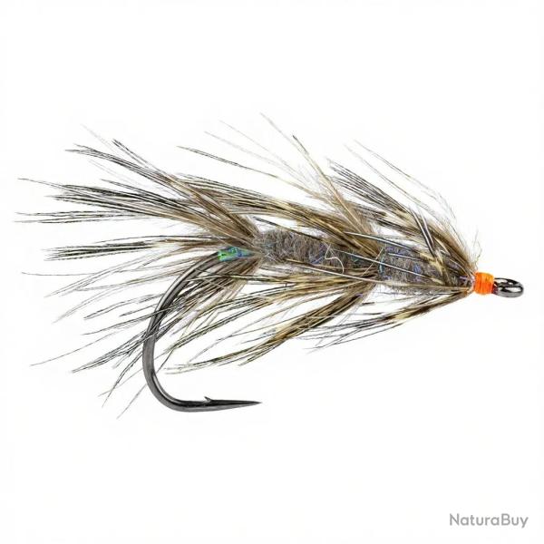 Mouche STS Truite de mer killer light grizzly H4