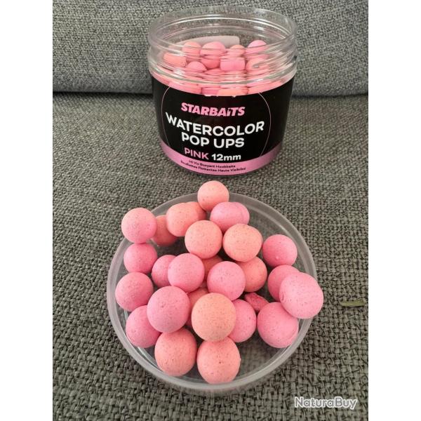 Pop up rose fluo starbaits 12mm , 70gr