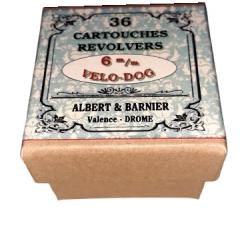 6mm V&eacute;lodog ou 6 mm V&eacute;lo-dog: Reproduction boite cartouches (Vide) AB 13772847
