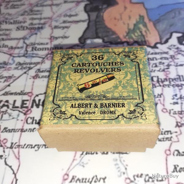 6mm V�lodog (Albert & Barnier - Valence): Reproduction boite munitions (Vide) AB 13772847