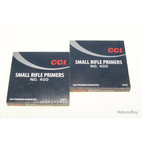 200 amorces CCI small rifle 400