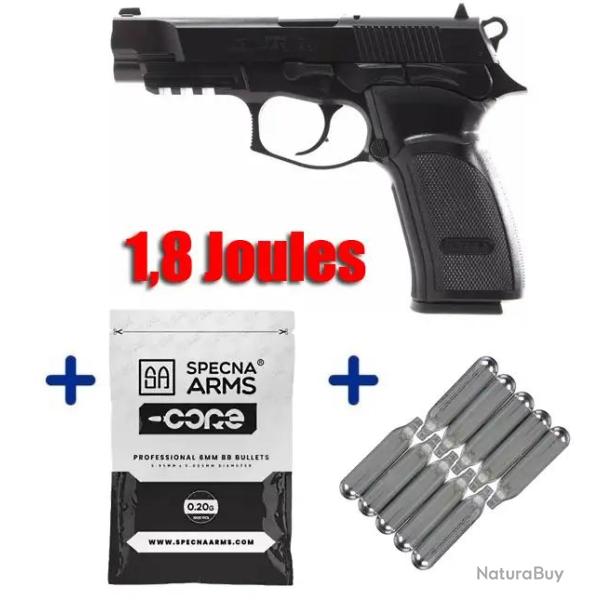 Pack Airsoft Bersa Thunder 9 Pro 1.8J Co2