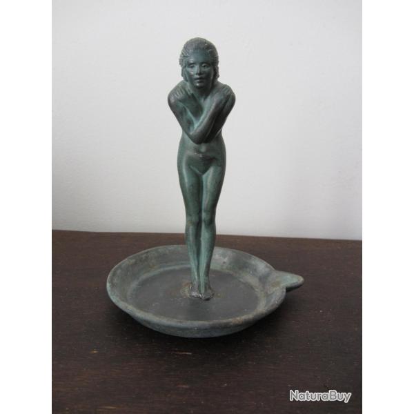 Sculpture Max Le Verrier "La Frileuse" 1930