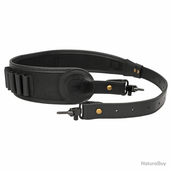 Tourbon Sangle de Fusil Toile Cuir Porte-Munitions Calibre 30-30/.308/.30-06 R�glable + �merillons