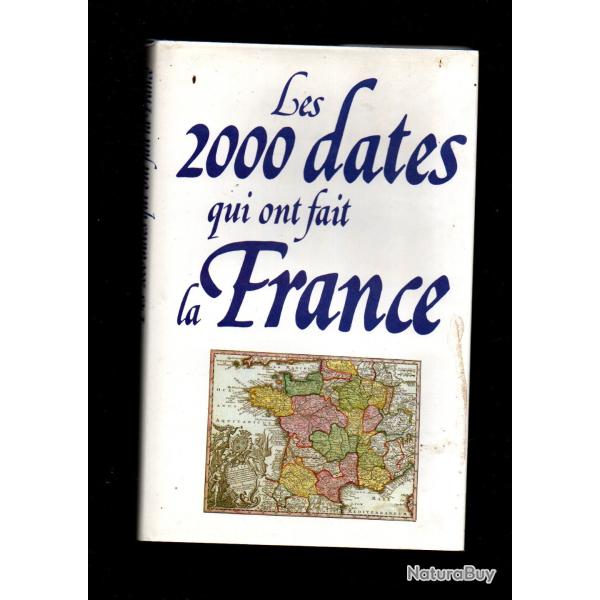 les 2000 dates qui ont fait la france 987-1987 cartonn�