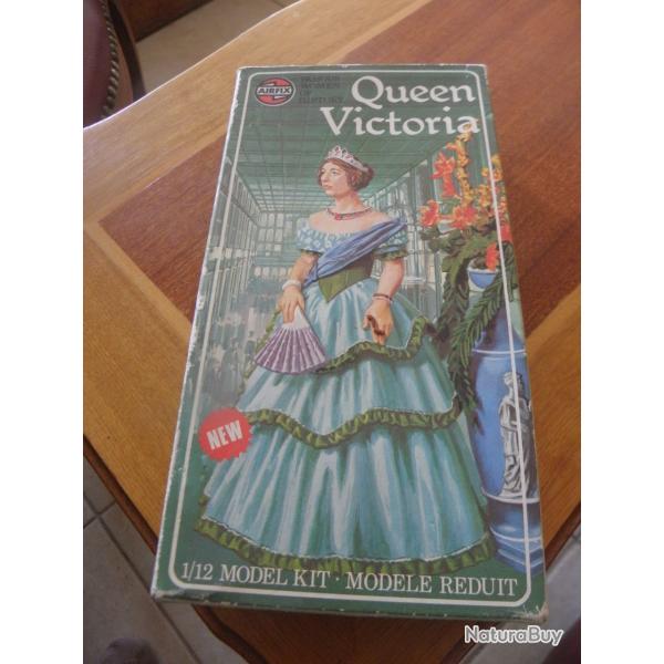 vintage maquette airfix modele rduite 1/12 reine victoria annes 1970