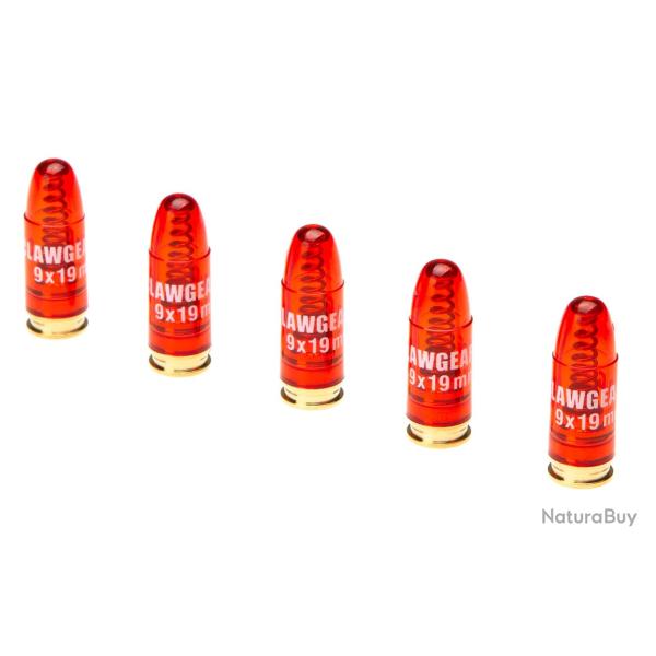 DOUILLE AMORTISSANTE CLAWGEAR CALIBRE 9X19MM PAR 5